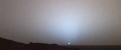 Sonnenuntergang auf dem Mars bei Astronomy Picture of the Day