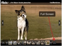 Flickr Slideshow - Fullscreen - Hilfe