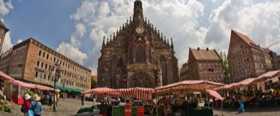 Nürnberg, Hauptmarkt mit Frauenkirche