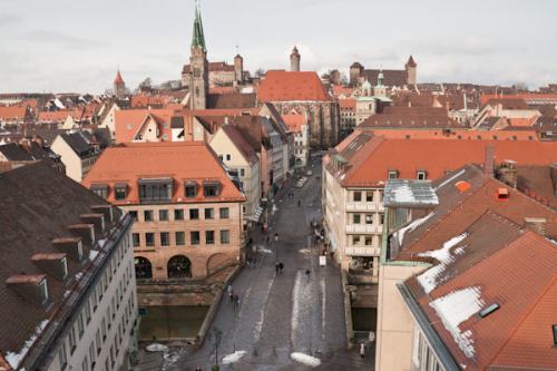 Über den Dächern von Nürnberg